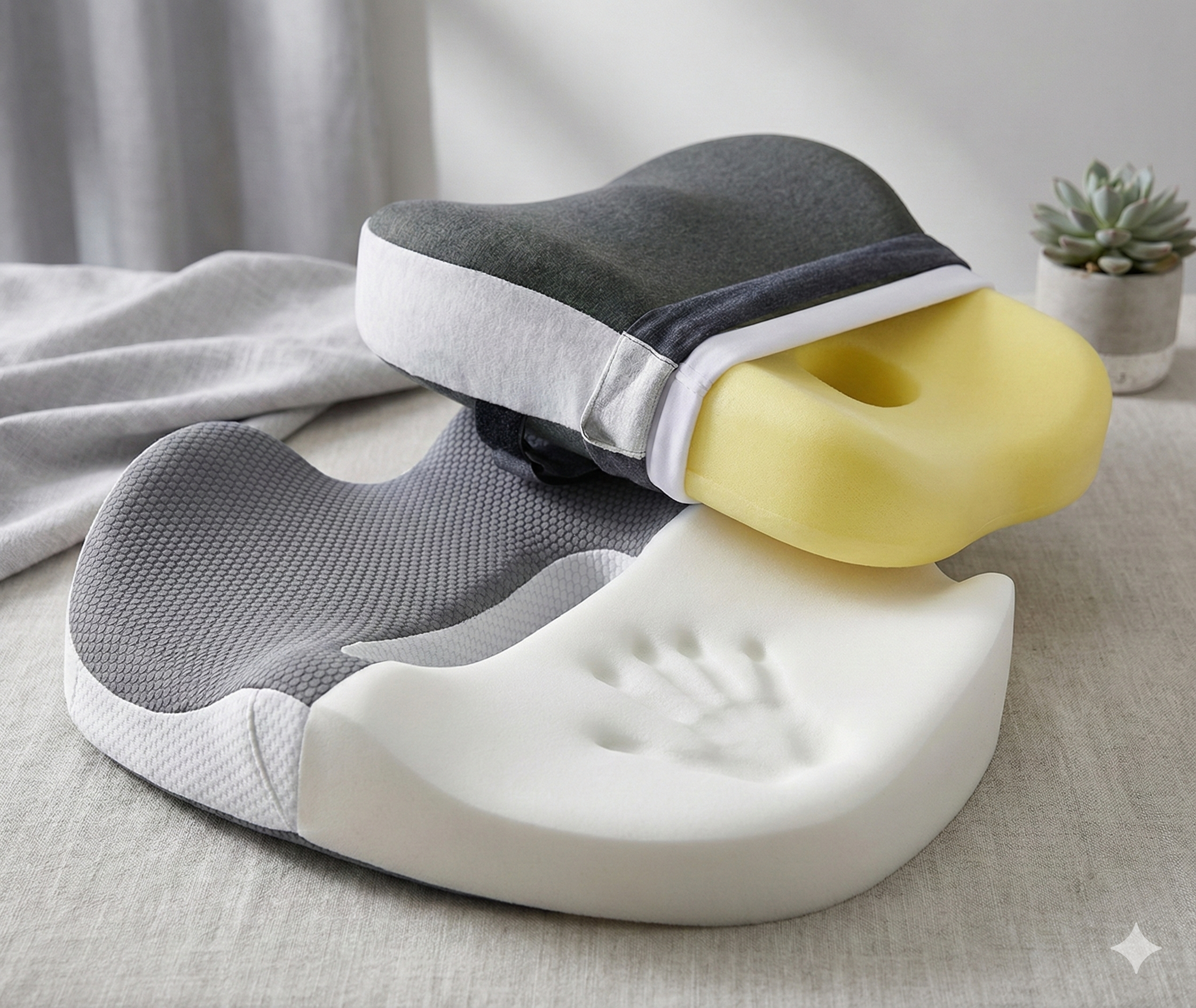 PACK ERGONÓMICO (COJÍN LUMBAR Y COJIN DE ASIENTO)