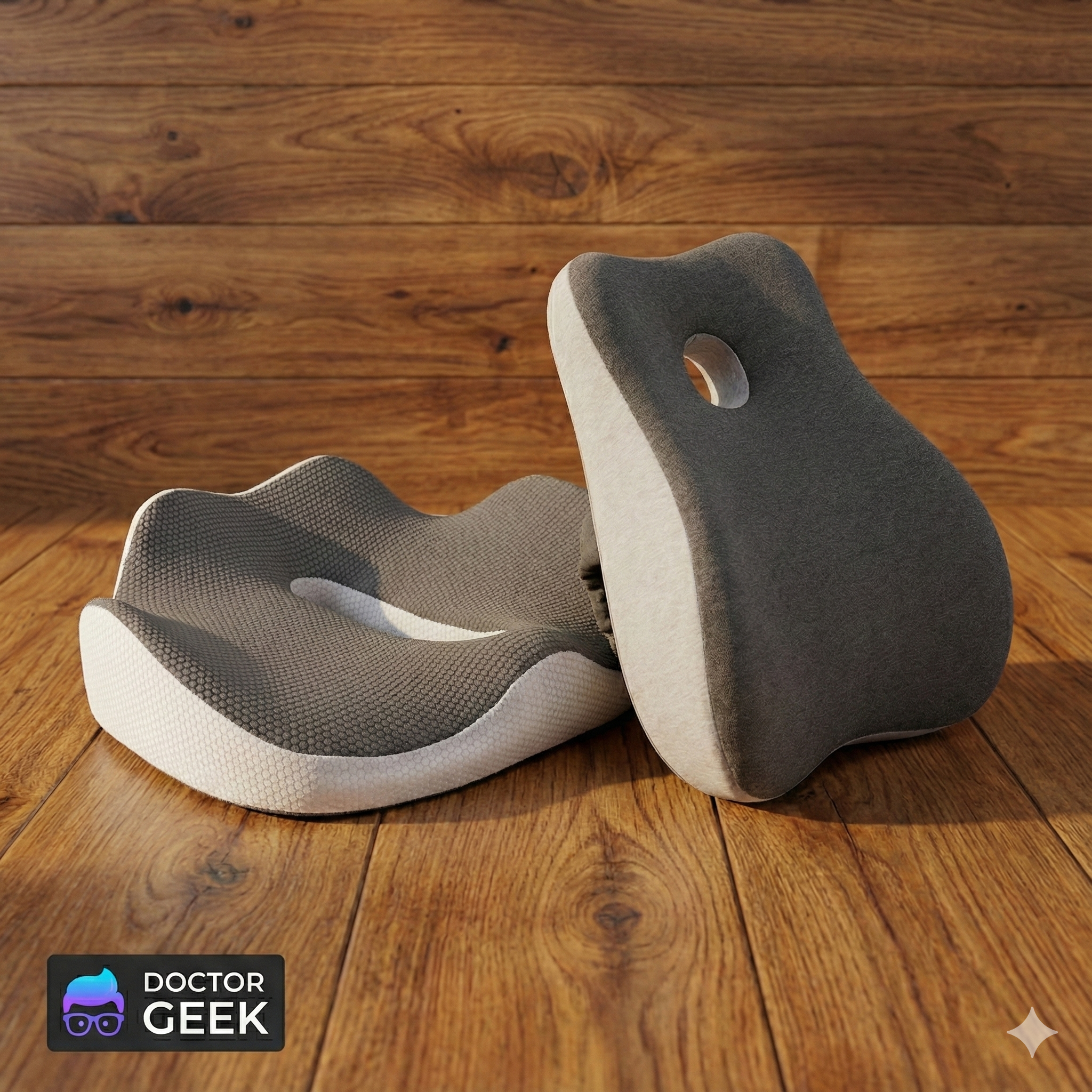 PACK ERGONÓMICO (COJÍN LUMBAR Y COJIN DE ASIENTO)